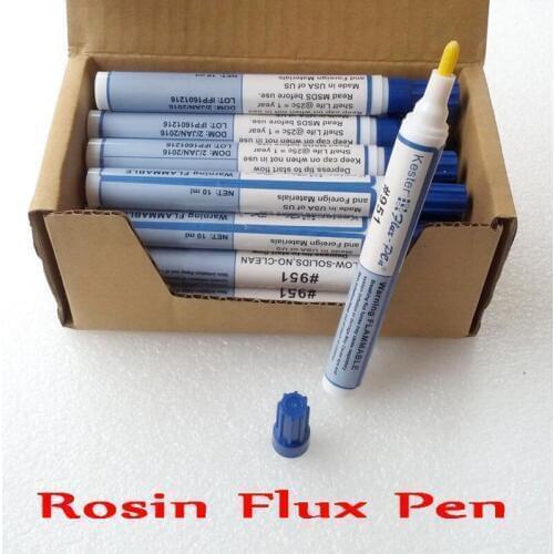 Rosin flux pen, No Clean Rosin Pen / Flux Pen DIY solar cells panel soldering PCB and circuit board welding etc