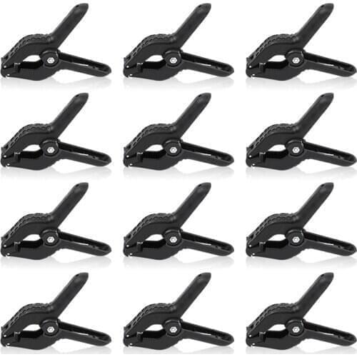 Heavy Duty Spring Clamps Clip 4.7 Inch for Muslin Paper Photo Studio Backdrops Background 12 Pack