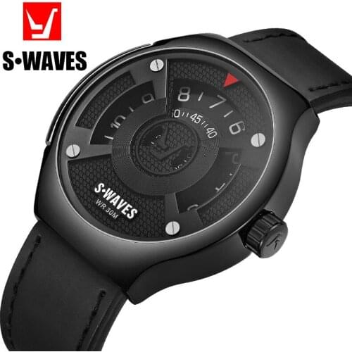 Swaves brand leisure fashion brand style crazy Friday star praise gift waterproof belt quartz watch