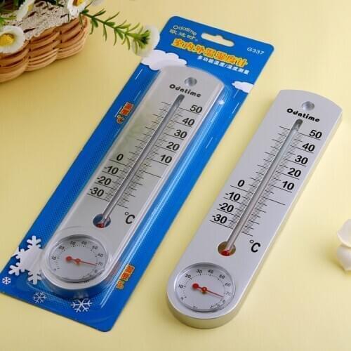 5 colors Indoor Outdoor Thermometer&Hygrometer Measure Home Garden Temperature And Humidity Tool Wall Hang Mercury Thermometer