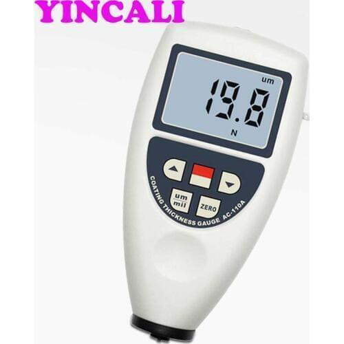 High Stability Digital Coating Thickness Gauge Integral Type AC-110A Wide Measuring Range 0~1250um