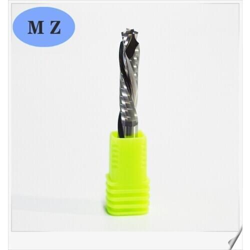 1Pcs 6X32mm AAA UP DOWN Cut Two Flutes Spiral Carbide Mill Tool Cutters for CNC Router, Compression Wood End Mill Cutter Bits