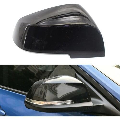 1Pcs Gloss Black Car Front Right Side Mirror Cover Cap for BMW F20 F21 F22 F30 F31 F32 F33 F36 E84 F87 1 2 3 4 Series