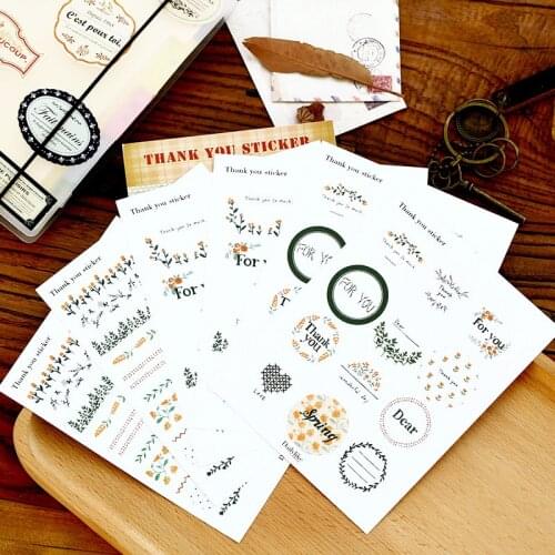 24 sheets Blessing pattern Gift Stickers,Gift Seal Decorate Label packaging seal labels bottle stickers