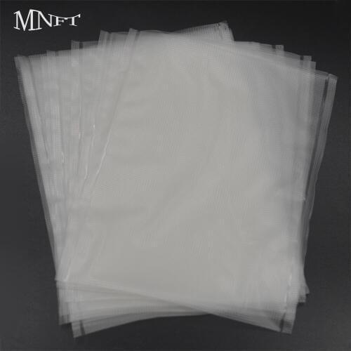 MNFT 50Pcs Pva Baiting Bags for Carp Fishing Ground Bait Casting Dispenser Feeder Fishing Tackle Dissolved Soluble Pva Bag