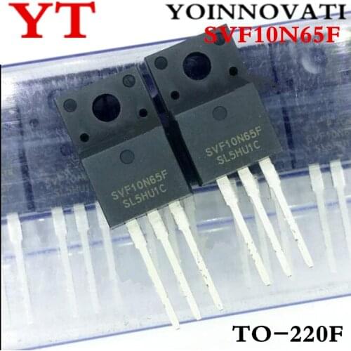 50PCS SVF10N65F 10N65 10A/650V TO-220F IC Best quality
