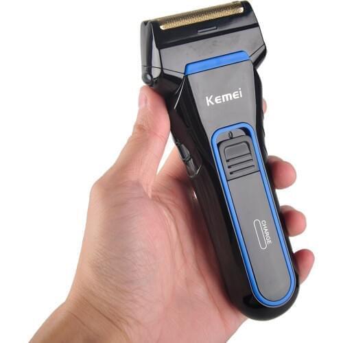Kemei KM-2016 Mens Cordless Electric Shaver Razor Trimmer Rechargeable Reciprocating Double Groomer Wet and Dry Use