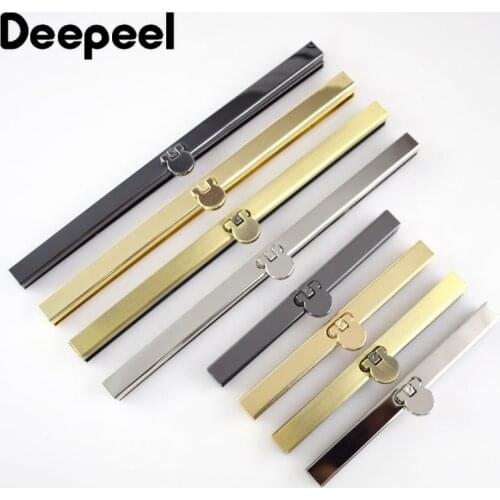Deepeel 5pcs 11.5/19cm Metal Wallet Kisss Clasp Handbag Lock Clutch Handles DIY Sewing Hardware Accessories Parts F1-74