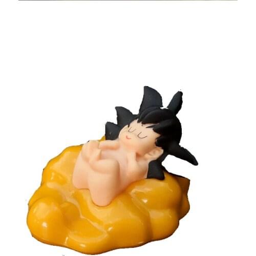 Dragon Ball Baby Cloud Son Goku Figure Doll Car Desk Decoration Car Interior Accessories Mobile Phone Holder Holiday Gift Toys