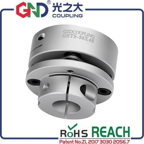 GND diaphragm flexible coupling aluminum alloy single step diaphragm clamp for encoder couples stepmotor connect