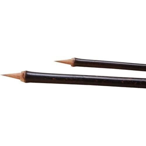 Chinese Wolf Hiar Brush Pen Caligrafia 4pcs Weasel Hair Calligraphy Brush Student Chinese Regular Script Brush Pen Tinta China