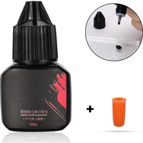 5ml Eyelash Extension Glue Practice Eye Lashes Grafting Adhesive for Beginner