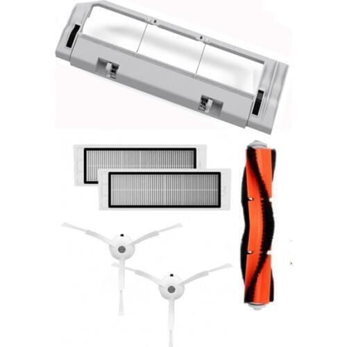 New Main Brush Hepa Filter Side Brush Mop Cloths Brush Cover kit for Xiaomi Mi Robot Vacuum Cleaner 2 Roborock S50 S51 parts