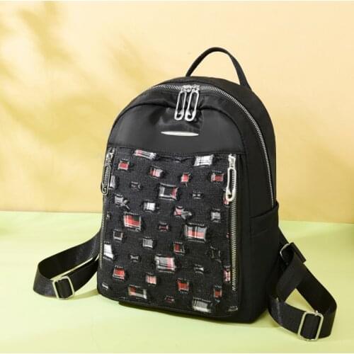 Fashion School Bag For Teenage Girl Children School Backpacks Female 2021 Backpack Women Backpack Solid Color Women Shoulder Bag