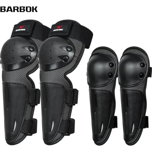 Childrens Downhill Mountain Bike Protective Elbowpads Knee Guards Off-Road Motocross Motorcycle Ski Snowboard Knee Protector