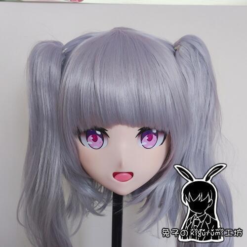RB278)Full Head Female Resin Cosplay Japanese Role Play Kigurumi Mask Crossdresser Doll Transgender Mask