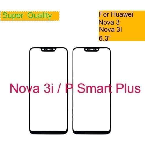 10Pcs/lot Touch Screen For Huawei Nova 3 3i Touch Panel Front Outer Glass Lens Touchscreen P Smart Plus LCD Glass Replacement