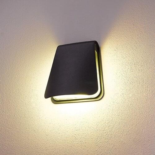 Modern creative fan imitation luminaria led aluminium art light fixtures wall lamps for kitchen study bathroom