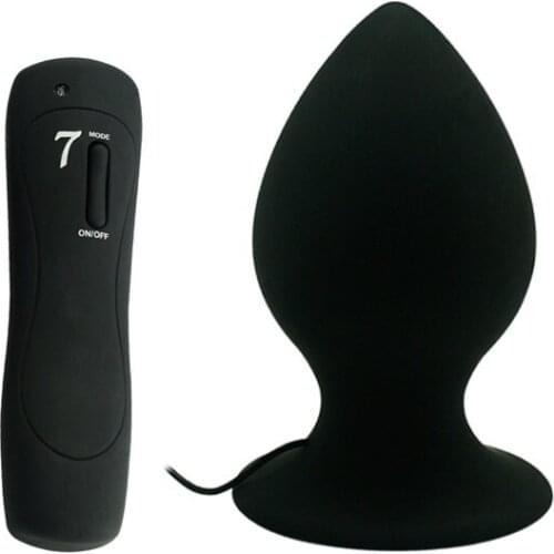 Super Big Vibrator Vaginal Balls Anal Ball, 7 Speeds Silicone Huge Anal Toy Vibrators For Women Men, 3 Size Option Sex Toys