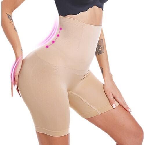 Plus Size Shaping Pants Seamless Postpartum Belly Pants Boxer Body Ladies Corset High Waist Belly Pants