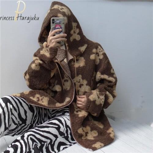 2021 Oversize Womans Hoodies Female Loose Hair Cotton Solid Thicken Warm Women Sweatshirts Lady Fashion Autumn Winter Hoodies