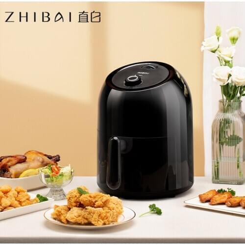 ZHIBAI Multifunction Air Fryer Black Chicken Oil free Air Fryer Health Fryer Pizza Cooker Smart Touch LCD Electric Deep Airfryer