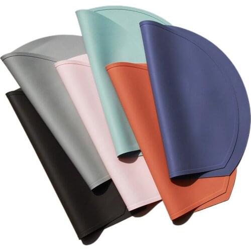 1Pcs Foodgrade Silicone Non-Slip Coaster Non-slip Insulation Pad Heat-proof Placemat Table Mat Waterproof