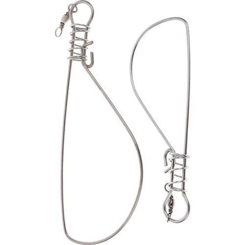 1Pc Fishing Stringer Fishing Tackle For Accessories High Quality Fishing Lock Buckle Stainless Steel Live Fish Lock Belt