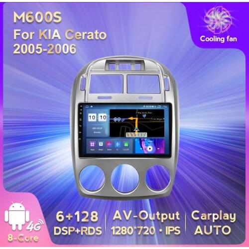 2 Din Car DVD Multimedia Player for Kia Kia Cerato 1 LD 2004 2005 2006 2007 2008 2009 2010 Octa-core 1280*720 GPS Navigation