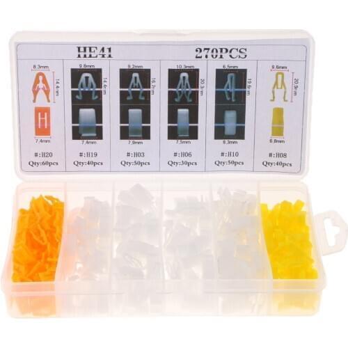 270 Pieces Car Console Dashboard Dash Dashboard Trim Holder Clips