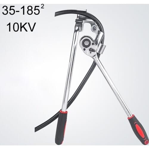 35-185 Square Cable Bending Tool CCD Manual 10KV Cable Bender Portable Ratchet Wrench Under Ground Wire Bender Hand Tool Set