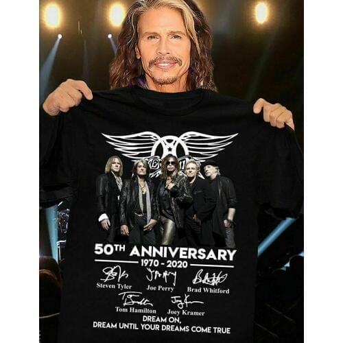 Aerosmith 50Th Anniversary Concert Tour 2009 T Shirt Tee Shirt