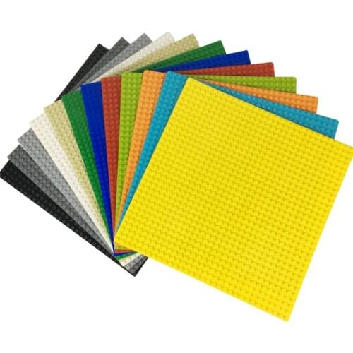 32*32 Dots Base Plate for Small Bricks Baseplate Board City DIY Building Blocks Baseboard Parts Educational Toys for Children