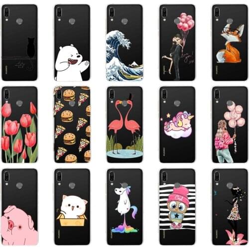 6.21inch For Huawei Honor 10 Lite Case TPU Soft Silicone Shell Cover For Fundas Huawei Honor10 Lite Case P Smart 2019 Cover