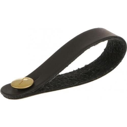 Black Microfiber Leather Strap Hook for Acoustic Electric Guitar Headstock
