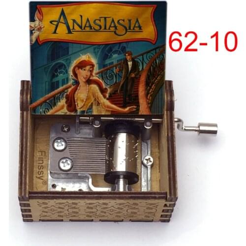 Wooden Anastasia Music Box music theme once upon a December Birthday Gift childrens Valentines day family friends gifts
