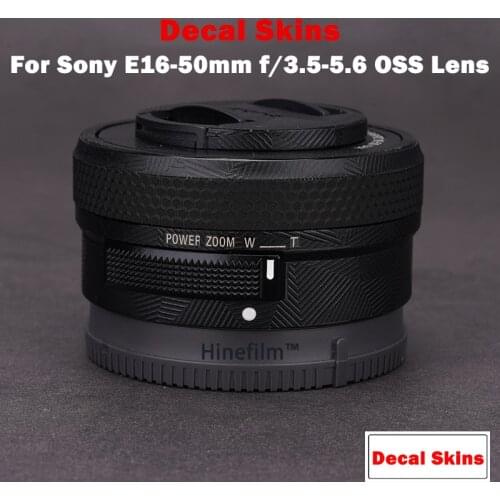 E1650 E16-50 Lens Premium Decal Skin for Sony 16-50mm f/3.5-5.6 OSS Alpha E-Mount Protector Anti-scratch Cover Film Wrap Sticker