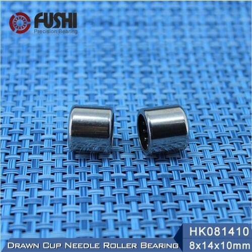 HK081410 Needle Bearings 8*14*10 mm ( 10 Pcs ) Drawn Cup Needle Roller Bearing HK081410 7941/8