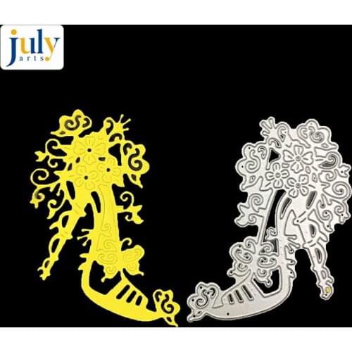 Julyarts High Heels Cutting Dies DIY Craft Scrapbooking Metal Embossing Stencil Photo Album cards Decorations New 2018