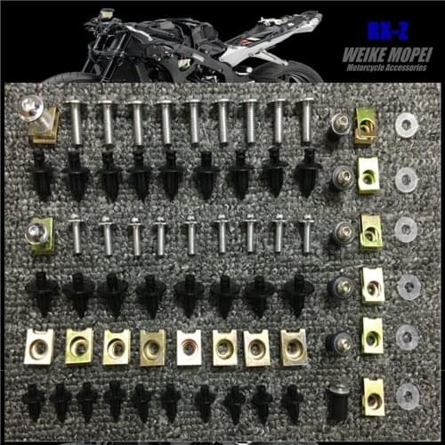 CNC Fairing Bolt Kit Body Screws plastic Expansion screw Clips Fit For Yamaha FZ16 FZ150i FZ1 Fazer FZ1 FZ-07