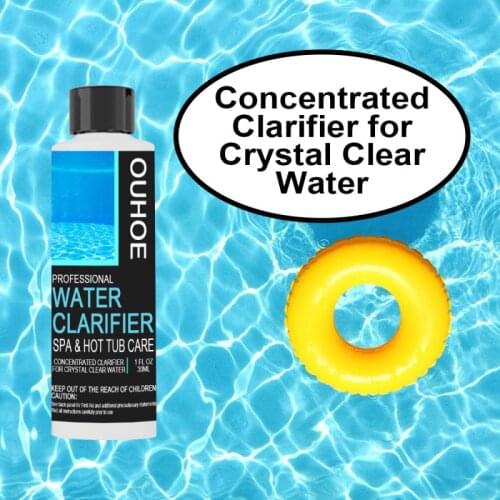 Concentrated Clarifier 30ML Professional Water Clearifier Spa & Hot Tub Care Concentrated Clarifier For Eliminate Cloudy Water