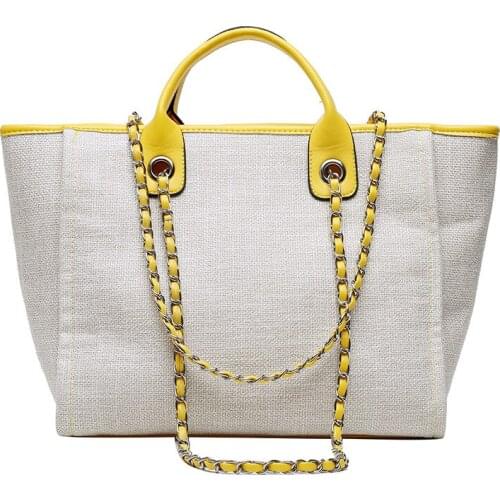 New Fashion Canvas Women Handbags Large Capacity Ladies Shoulder Crossbody Bag Famous Designer Casual Female Tote Messenger Bags