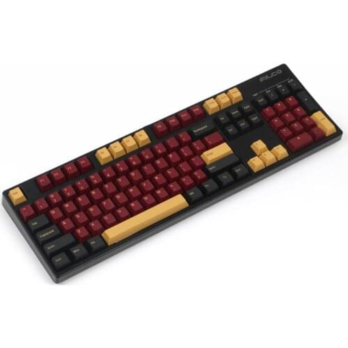 Olivia Red Samurai Iris Night Run Design Cherry Profile Keycaps For Cherry Mx Switch Mechanical Gaming Keybaord 166 PBT Key Caps