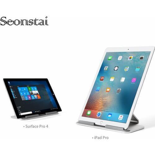 Universal Aluminium Alloy Ergonomics Tablet Stand Smart Phone Desk Holder Charge Stands Cradle Mount For iPad Tablet 7-13 inch