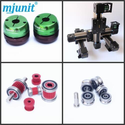 Mjunit Polyurethane Steel wire synchronous belt drive guide rail cutting machine