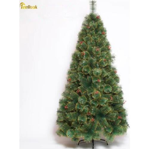 Teellook 1.5m-3.0m decorated Phnom Penh pine needles Christmas tree Christmas home decorations