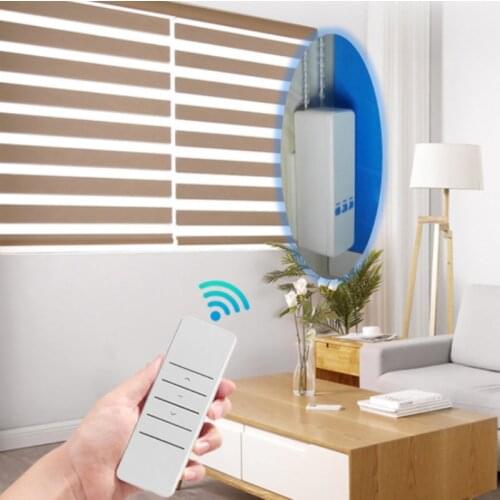 Tuya WiFi Smart Motorized Chain Roller Blinds Pull Bead Curtain Motor Work For Alexa Google Home Electric Curtain Motor