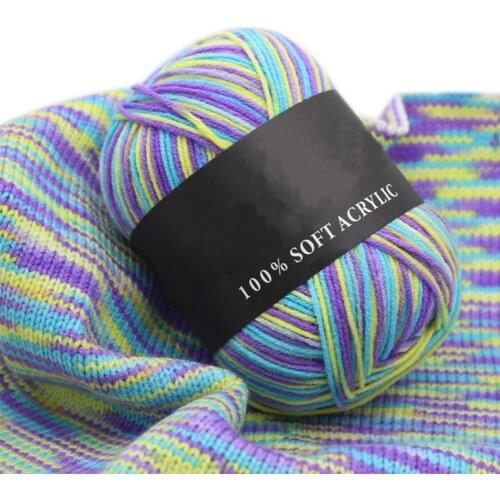 130m Cotton Knitting Yarn Crochet Yarn For Knitting Wool Yarn Warm Chunky-Yarn Hand Knitted Yarn For Blanket Sweater