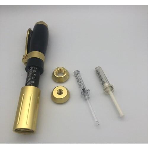 2 IN 1 New High Pressure Hyaluronic Pen 2 in 1 hyaluron Pen For Tattoo Tip hyaluron gun 0.3ml &0.5ml head