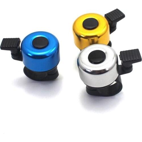 2021 Loud Sound Bicycle Bell Colorful Mechanical Aluminum Bell Ring Cycling Warning Bike Handlebar Horn Bicycle Accessories